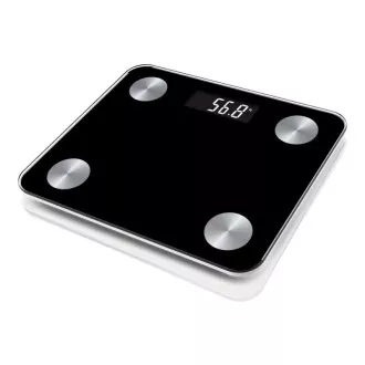 PLATINET intelligente Personenwaage mit Bluetooth, schwarz