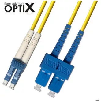 OPTIX LC/UPC-SC/UPC Optisches Patchkabel 09/125 1m G657A OPTIX LC/UPC-SC/UPC Optisches Patchkabel 09/125 1m G657A