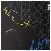 Endorfy Stuhlmatte/90x90cm/PVC/schwarz