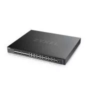 Zyxel XS3800-28, 28-Port 10GbE L2  Switch, MultiGig, 12x 10G Copper, 8x 10G dual pers., 8x 10G SFP . Zwei Netzteile