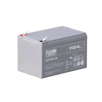 Fukawa Fiamm 12FGHL48 Blei-Säure-Batterie; 12V; 12Ah; Faston F2-6,3mm; Lebensdauer 10Jahre