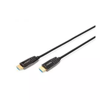 Digitus HDMI AOC hybrid optisches Kabel, Typ A M/M, 10m, UHD 8K@60Hz, CE, gold, bl Digitus HDMI AOC hybrid optisches Kabel, Typ A M/M, 10m, UHD 8K@60Hz, CE, gold, bl