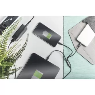 USB-Ladekabel, 3 in 1, USB A - Lightning micro B Type-C 1m, Kabel, Baumwolle, CE, bl USB-Ladekabel, 3 in 1, USB A - Lightning micro B Type-C 1m, Kabel, Baumwolle, CE, bl