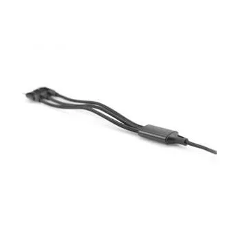USB-Ladekabel, 3 in 1, USB A - Lightning micro B Type-C 1m, Kabel, Baumwolle, CE, bl USB-Ladekabel, 3 in 1, USB A - Lightning micro B Type-C 1m, Kabel, Baumwolle, CE, bl