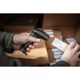 DIGITUS Handheld Barcode Scanner 1D bidirektional 200 Scans/s, 2 m USB-RJ45 Kabel
