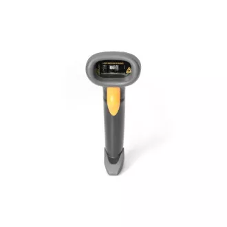 DIGITUS 2D Barcode Handscanner, QR Code kompatibel, bidirektional 200 Scans/Sek, 2 m USB-RJ45 Kabel, mit Halterung