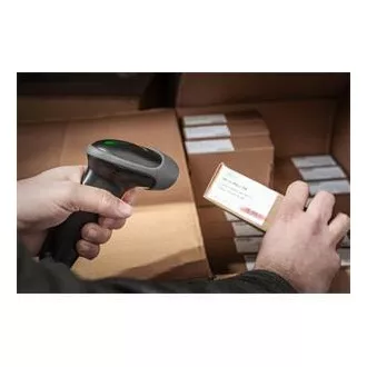 DIGITUS 2D Barcode Handscanner, QR Code kompatibel, bidirektional 200 Scans/Sek, 2 m USB-RJ45 Kabel, mit Halterung