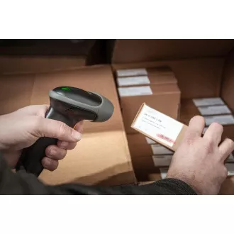 DIGITUS 2D-Barcode-Handscanner, batteriebetrieben, Bluetooth- und QR-Code-kompatibel, 200 Scans/sec, mit Halterung