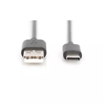 Digitus USB C auf A Anschlusskabel 1,0 m, 3A, 480 MB, Version 2.0 Digitus USB C auf A Anschlusskabel 1,0 m, 3A, 480 MB, Version 2.0
