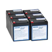 AVACOM Ersatz für RBC141 - Batteriesatz für RBC141 Wiederaufbereitung (6 Stück Batterien)