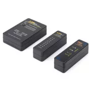 Digitus Kabeltester, Netzwerk, RJ45, BNC Mastergerät, Remotegerät, PoE-Tester, mit Koffer