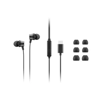 Lenovo Kopfhörer USB-C kabelgebundene In-Ear-Kopfhörer (mit Steuerbox) Lenovo Kopfhörer USB-C kabelgebundene In-Ear-Kopfhörer (mit Steuerbox)