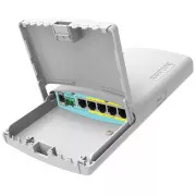 MikroTik RouterBOARD RB960PGS-PB PowerBox Pro, 5xGLAN (4x PoE-OUT), Outdoor, nap. Adapter, ROS L4, Montageset