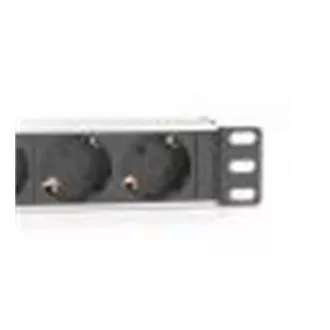 DIGITUS 10"-Schubladenleiste mit Aluminiumprofil, 4-fach Sicherheitssteckdosen DIGITUS 10"-Schubladenleiste mit Aluminiumprofil, 4-fach Sicherheitssteckdosen