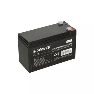 2-Power 2P7-12 12V 7Ah VRLA Batterie F2 ( Faston 250)
