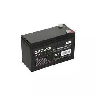 2-Power 2P7-12 12V 7Ah VRLA Batterie F2 ( Faston 250)