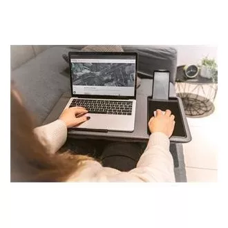 DIGITUS Laptop-Tisch / Workstation bis 17", Handy-Schacht, Mauspad DIGITUS Laptop-Tisch / Workstation bis 17", Handy-Schacht, Mauspad