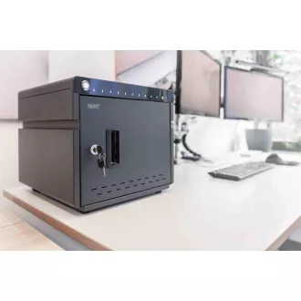 DIGITUS mobile Desktop-Ladeschale für Tablets bis zu 14 Zoll, 10 Geräte. UV-C, USB-C ( bis zu 20W pro Gerät DIGITUS mobile Desktop-Ladeschale für Tablets bis zu 14 Zoll, 10 Geräte. UV-C, USB-C ( bis zu 20W pro Gerät