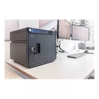DIGITUS mobile Desktop-Ladeschale für Tablets bis zu 14 Zoll, 10 Geräte. UV-C, USB-C ( bis zu 20W pro Gerät DIGITUS mobile Desktop-Ladeschale für Tablets bis zu 14 Zoll, 10 Geräte. UV-C, USB-C ( bis zu 20W pro Gerät