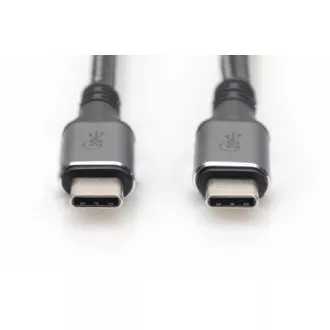 DIGITUS Anschlusskabel USB 4, TypC auf TypC, AL-Gehäuse PP-Geflecht 4K@60Hz, PD3.0, 20Gbits/s, 3m, bl. DIGITUS Anschlusskabel USB 4, TypC auf TypC, AL-Gehäuse PP-Geflecht 4K@60Hz, PD3.0, 20Gbits/s, 3m, bl.
