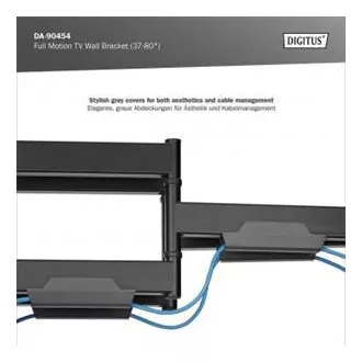 DIGITUS Vollbewegliche TV-Wandhalterung 37-80", max. 60 kg Belastung, VESA: 200x100, 200x200, 300x200, 400x200, 300x300, 400x300 DIGITUS Vollbewegliche TV-Wandhalterung 37-80", max. 60 kg Belastung, VESA: 200x100, 200x200, 300x200, 400x200, 300x300, 400x300