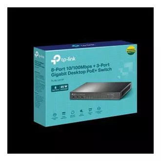 TP-Link Switch TL-SL1311P 8x LAN/PoE , 2x GLAN, 1x SFP , 65W TP-Link Switch TL-SL1311P 8x LAN/PoE , 2x GLAN, 1x SFP , 65W