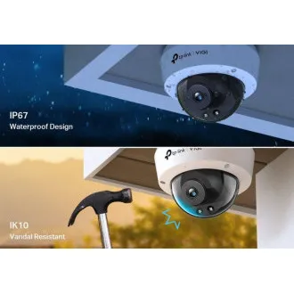 TP-Link VIGI C230I (4 mm) Kuppelkamera, 3 MP, 4 mm TP-Link VIGI C230I (4 mm) Kuppelkamera, 3 MP, 4 mm
