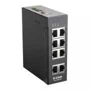 D-Link DIS-100E-8W 8 Port Unmanaged Switch mit 8 x 10/100 BaseT(X) Ports