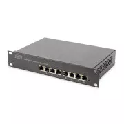 DIGITUS Gigabit Ethernet Switch 8-port, 10 Zoll, unverwaltet