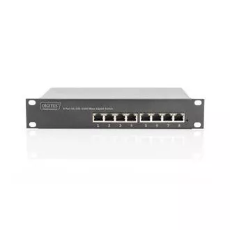 DIGITUS Gigabit Ethernet Switch 8-port, 10 Zoll, unverwaltet