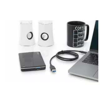 Digitus USB Typ-C Anschlusskabel, Typ-C auf A M/M, 1,0 m, alle Funktionen, Gen2, 3A, 10 GB, Version 3.1, CE, bl Digitus USB Typ-C Anschlusskabel, Typ-C auf A M/M, 1,0 m, alle Funktionen, Gen2, 3A, 10 GB, Version 3.1, CE, bl