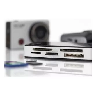 DIGITUS USB 3.0 Kartenleser mit USB 1m Verbindungskabel MS/SD/SDHC/MiniSD/M2/CF/MD/SDXC Karten Unterstützung DIGITUS USB 3.0 Kartenleser mit USB 1m Verbindungskabel MS/SD/SDHC/MiniSD/M2/CF/MD/SDXC Karten Unterstützung