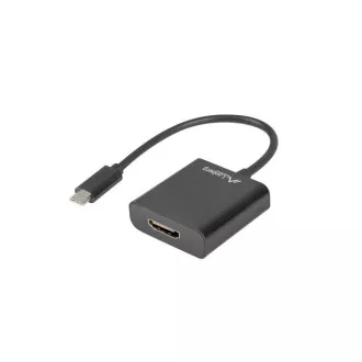 LANBERG USB-C(M) 3.1 auf HDMI(F) Adapterkabel 15CM (Displayport ALT MODE) schwarz LANBERG USB-C(M) 3.1 auf HDMI(F) Adapterkabel 15CM (Displayport ALT MODE) schwarz
