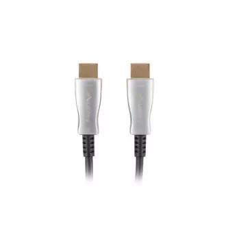 LANBERG Aktives Optisches Kabel High Speed mit Ethernet 2.0, 4K@60Hz, M/M, Länge 20m, schwarz, vergoldete Stecker LANBERG Aktives Optisches Kabel High Speed mit Ethernet 2.0, 4K@60Hz, M/M, Länge 20m, schwarz, vergoldete Stecker