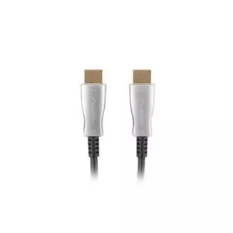 LANBERG Aktives Optisches Kabel High Speed mit Ethernet 2.0, 4K@60Hz, M/M, Länge 20m, schwarz, vergoldete Stecker LANBERG Aktives Optisches Kabel High Speed mit Ethernet 2.0, 4K@60Hz, M/M, Länge 20m, schwarz, vergoldete Stecker