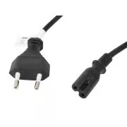 LANBERG CEE 7/16 auf IEC 320 C7 EURO (RADIO) NETZKABEL 3M VDE schwarz