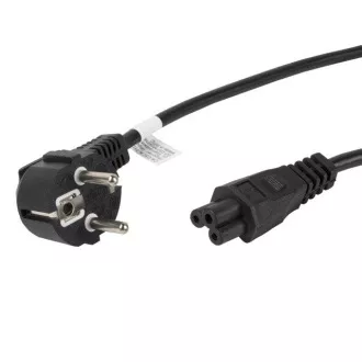 LANBERG CEE 7/7 (MICKEY) für IEC 320 C5 NETZKABEL 1,8M VDE schwarz LANBERG CEE 7/7 (MICKEY) für IEC 320 C5 NETZKABEL 1,8M VDE schwarz