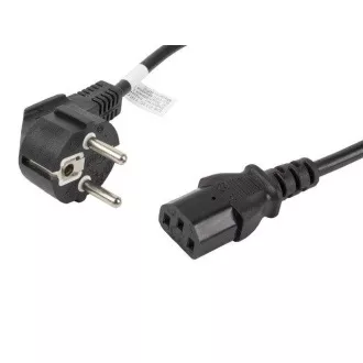 LANBERG CEE 7/7 auf IEC 320 C13 NETZKABEL 1,8M VDE schwarz