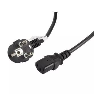 LANBERG CEE 7/7 für IEC 320 C13 NETZKABEL 3M VDE schwarz