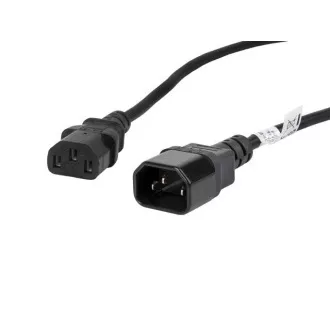 LANBERG IEC 320 C13 auf C14 Kabel 1,8M VDE schwarz