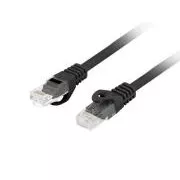 LANBERG Patchkabel CAT.6 UTP LSZH CU 0.5M schwarz Fluke Bestanden