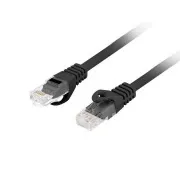 LANBERG Patchkabel CAT.6 UTP LSZH CU 1M schwarz Fluke Bestanden