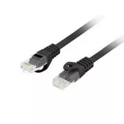 LANBERG Patchkabel CAT.6 UTP LSZH CU 5M schwarz Fluke Bestanden