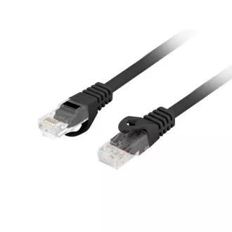LANBERG Patchkabel CAT.6 UTP LSZH CU 5M schwarz Fluke Bestanden