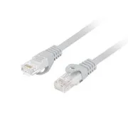 LANBERG Patchkabel CAT.6 UTP LSZH CU 5M grau Fluke Bestanden