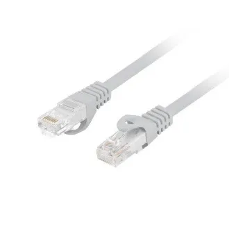 LANBERG Patchkabel CAT.6 UTP LSZH CU 5M grau Fluke Bestanden