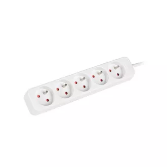 LANBERG Verlängerungskabel 1.5M 5X classic socket Kupferkabel weiß LANBERG Verlängerungskabel 1.5M 5X classic socket Kupferkabel weiß