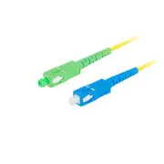 LANBERG optisches Patchkabel SM SC/APC-SC/UPC simplex 2m LSZH G657A1 Durchmesser 3mm, Farbe gelb