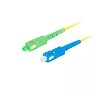 LANBERG optisches Patchkabel SM SC/APC-SC/UPC simplex 3m LSZH G657A1 Durchmesser 3mm, Farbe gelb LANBERG optisches Patchkabel SM SC/APC-SC/UPC simplex 3m LSZH G657A1 Durchmesser 3mm, Farbe gelb