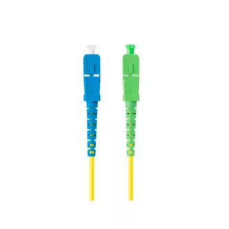 LANBERG optisches Patchkabel SM SC/APC-SC/UPC simplex 3m LSZH G657A1 Durchmesser 3mm, Farbe gelb LANBERG optisches Patchkabel SM SC/APC-SC/UPC simplex 3m LSZH G657A1 Durchmesser 3mm, Farbe gelb